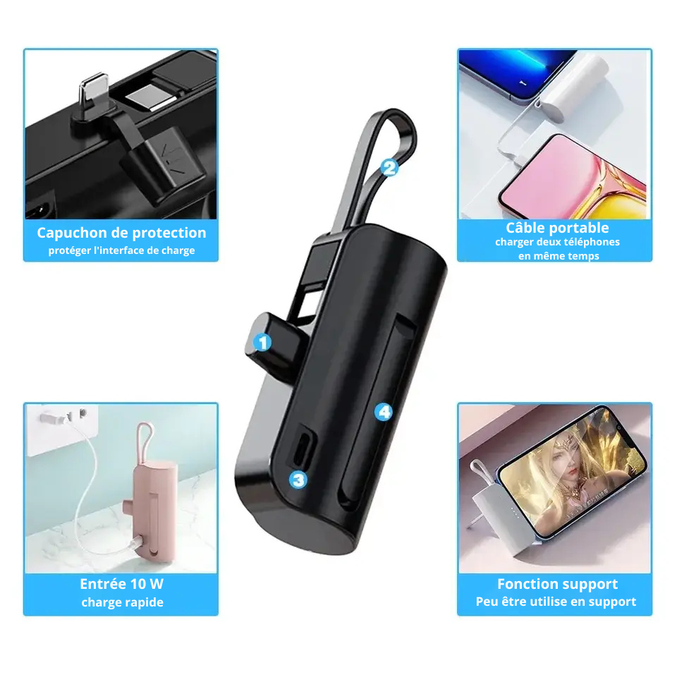 Mini batterie externe